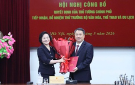 Phó Thủ tướng Phạm Thị Thanh Trà trao quyết định bổ nhiệm ông Nguyễn Huy Dũng giữ chức Thứ trưởng Bộ VHTT&DL