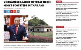 Báo Thái Lan viết về chuyến thăm của Tổng Bí thư, Chủ tịch nước Tô Lâm