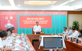 Thường trực Ban Bí thư Trần Cẩm Tú làm việc với Ủy ban Kiểm tra Trung ương