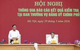 Đoàn kiểm tra của Bộ Chính trị: Đảng ủy Chính phủ hoàn thành khối lượng công việc lớn, có những đột phá