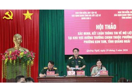 Làm rõ thông tin về rãnh mộ các liệt sĩ Trung đoàn 24A hy sinh năm 1968 tại Kon Tum