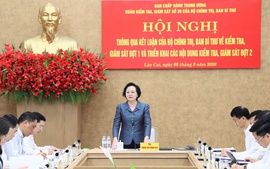 Triển khai các nội dung kiểm tra đợt 2 của Bộ Chính trị, Ban Bí thư đối với Ban Thường vụ Tỉnh ủy Lào Cai