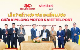 KIM LONG MOTOR và VIETTEL POST hợp tác phát triển hệ sinh thái vận tải xanh, thông minh