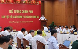 Thủ tướng làm việc với Ban Thường vụ Thành ủy Đồng Nai