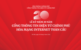 TRỰC TIẾP: Cổng Thông tin điện tử Chính phủ trọng thể kỷ niệm 20 năm Ngày hòa mạng Internet toàn cầu