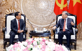 Tổng Bí thư, Chủ tịch nước Tô Lâm tiếp Phó Thủ tướng, Bộ trưởng Bộ Tư pháp Lào