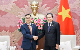 Chủ tịch Quốc hội Trần Thanh Mẫn tiếp Đại sứ Hàn Quốc tại Việt Nam