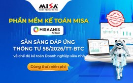 Phần mềm MISA tích hợp AI cho kế toán doanh nghiệp siêu nhỏ