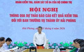 Thủ tướng Lê Minh Hưng làm việc tại Hải Phòng