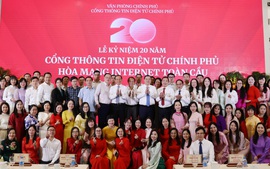 Lời cảm ơn của Cổng Thông tin điện tử Chính phủ cho hành trình 20 năm và 101 năm ngày Báo chí cách mạng Việt Nam