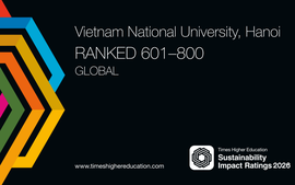 Đại học Quốc gia Hà Nội tăng hạng trong bảng đánh giá tác động bền vững THE 2026