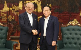 Phó Thủ tướng Lê Tiến Châu tiếp Cố vấn đặc biệt Liên minh Nghị sĩ hữu nghị Nhật Bản-Việt Nam