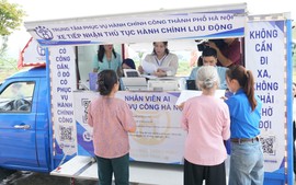 Triển khai mô hình “dịch vụ công lưu động”, tạo thuận lợi cho người già, người yếu thế