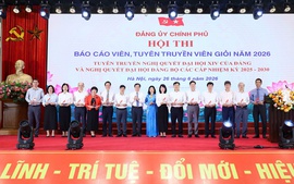 Khai mạc Hội thi báo cáo viên, tuyên truyền viên giỏi Đảng bộ Chính phủ năm 2026