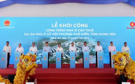 Phó Thủ tướng Thường trực Phạm Gia Túc dự khởi công 2 dự án nhà ở xã hội quy mô 7.840 căn hộ tại tỉnh Hưng Yên