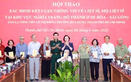 Phó Thủ tướng Phạm Thị Thanh Trà: Tiến thêm một bước quan trọng trên hành trình tìm kiếm khu mộ liệt sĩ tập thể tại Công viên Lê Thị Riêng