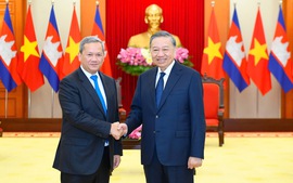 Tổng Bí thư, Chủ tịch nước Tô Lâm tiếp Thủ tướng Vương quốc Campuchia Hun Manet