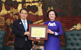 Phó Thủ tướng Phạm Thị Thanh Trà tiếp Thống đốc tỉnh Aichi (Nhật Bản)