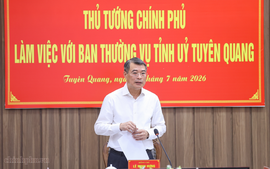 Thủ tướng Lê Minh Hưng: Tuyên Quang phải cố gắng gấp 2 – 3 lần những nơi thuận lợi