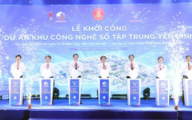 Phó Thủ tướng Hồ Quốc Dũng dự khởi công dự án Khu công nghệ số tập trung Yên Bình, Thái Nguyên