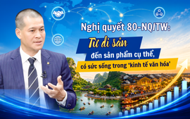 Nghị quyết 80-NQ/TW: Từ di sản đến sản phẩm cụ thể, có sức sống trong ‘kinh tế văn hóa’