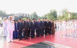 Kỷ niệm 79 năm Ngày Thương binh-Liệt sĩ: Lãnh đạo Đảng, Nhà nước tưởng niệm các Anh hùng liệt sĩ và viếng Chủ tịch Hồ Chí Minh