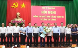 Ông Nguyễn Mạnh Hùng giữ chức Phó Bí thư Thường trực Tỉnh ủy Vĩnh Long