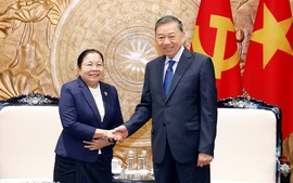Tổng Bí thư, Chủ tịch nước Tô Lâm tiếp Trưởng Ban Tổ chức Trung ương Lào