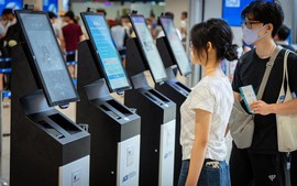 Nội Bài triển khai kiosk sinh trắc học mới, check-in chỉ trong vài giây