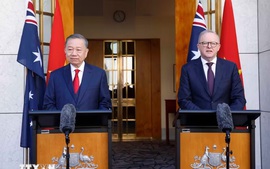 Tổng Bí thư, Chủ tịch nước Tô Lâm và Thủ tướng Australia gặp gỡ báo chí