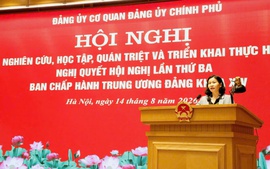 Đảng ủy cơ quan Đảng ủy Chính phủ quán triệt, triển khai Nghị quyết Hội nghị Trung ương 3, khóa XIV