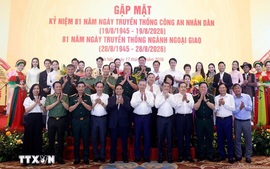 Tổng Bí thư, Chủ tịch nước Tô Lâm dự buổi gặp mặt kỷ niệm nhân dịp Ngày truyền thống ngành công an và ngành ngoại giao