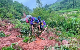 Huy động hàng nghìn chiến sĩ tham gia cứu hộ, khắc phục hậu quả mưa bão