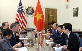 Phó Thủ tướng Nguyễn Văn Thắng làm việc với các quan chức cấp cao Chính quyền Hoa Kỳ