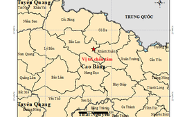 Cao Bằng ghi nhận 3 trận động đất nhỏ trong 5 ngày