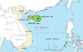 Áp thấp nhiệt đới xuất hiện trên Vịnh Bắc Bộ