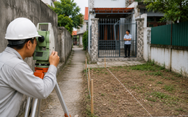 Hộ liền kề vắng mặt khi đo đạc, có làm được Giấy chứng nhận?