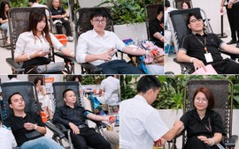 Gần 800 đơn vị máu được chia sẻ trong ngày hội 'Giọt Thương'