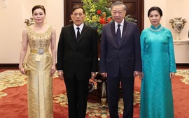 Tổng Bí thư, Chủ tịch nước Tô Lâm chủ trì chiêu đãi Nhà Vua Vương quốc Thái Lan và Hoàng hậu