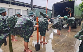 Toàn quân chủ động ứng phó mưa lớn, ngập lụt, lũ quét, sạt lở đất