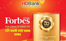 HDbank tiếp tục vào Top 50 Forbes Việt Nam trong bước chuyển lớn của thị trường vốn