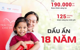 18 năm chương trình "Trái tim cho em": Gần 8.000 bệnh nhi tim bẩm sinh được hỗ trợ phẫu thuật