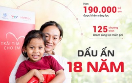 Viettel cùng 'Trái tim cho em' viết tiếp 18 năm hành trình hồi sinh những trái tim nhỏ