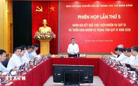 Thường trực Ban Bí thư Trần Cẩm Tú chủ trì Phiên họp Ban Chỉ đạo chuyển đổi số trong các cơ quan Đảng