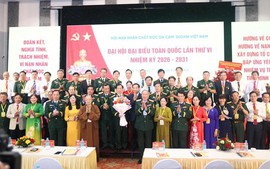 Trung tướng Nguyễn Hữu Chính tái đắc cử Chủ tịch Hội Nạn nhân chất độc da cam/dioxin Việt Nam
