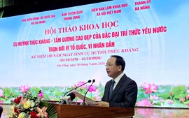 Cụ Huỳnh Thúc Kháng - Tấm gương cao đẹp của bậc đại trí thức yêu nước