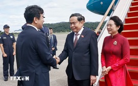 Chủ tịch Quốc hội Trần Thanh Mẫn và Phu nhân bắt đầu thăm chính thức Hàn Quốc