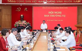 Thường trực Ban Bí thư chủ trì Hội nghị Ban Thường vụ Đảng ủy các cơ quan Đảng Trung ương