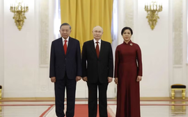 Tổng thống Nga Putin chủ trì Lễ đón Tổng Bí thư, Chủ tịch nước Tô Lâm cùng Phu nhân