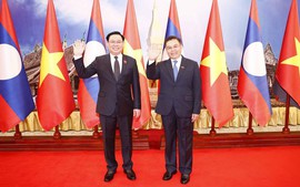 Vietnamese top legislator holds talks with Lao counterpart